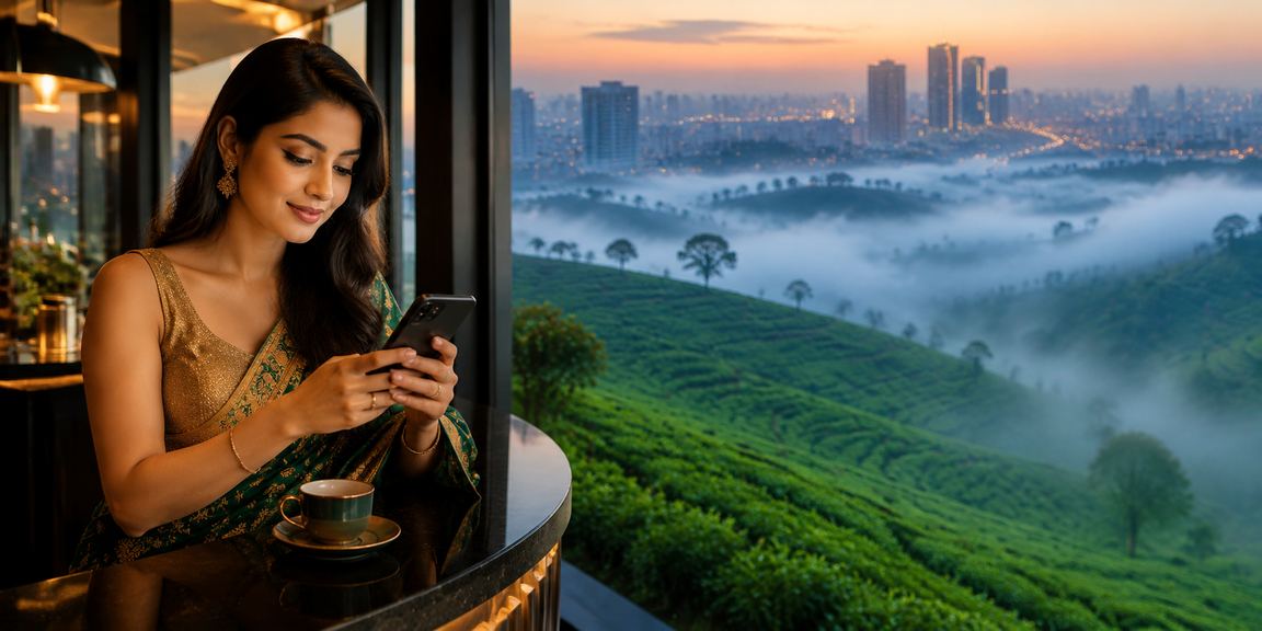 চট্টগ্রামে চা বাগানের পটভূমিতে মোবাইলে ক্রিকেট বেটিং